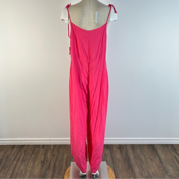 ❤️ Old Navy Vibrant Pink Jumpsuit L NWT - Picture 3 of 13